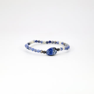 Sodalite with Sodalite Tumble Bracelet