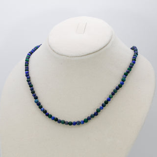 Azurite [The Celestial Gateway] & Lapis Lazuli [The Universal Truth] Healing Duo Necklace