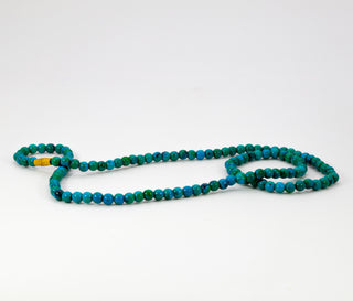 Chrysocolla [The Dignified Wisdom] 4mm Stone Necklace