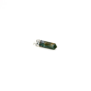 Moss Agate Single Point Pendant