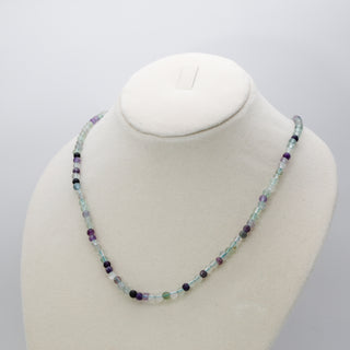 Rainbow Fluorite Stone Necklace