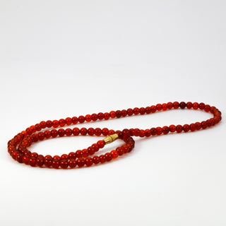 Red Carnelian [The Creative Courage] 4mm Stone Necklace