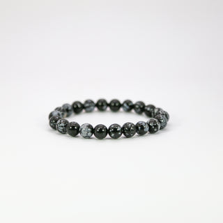 Snowflake Obsidian Bracelet