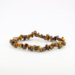 Tiger's Eye Uncut Chip Bracelet