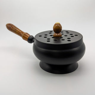 Prana Harmony Metal Smudge Burner Pot with Lid