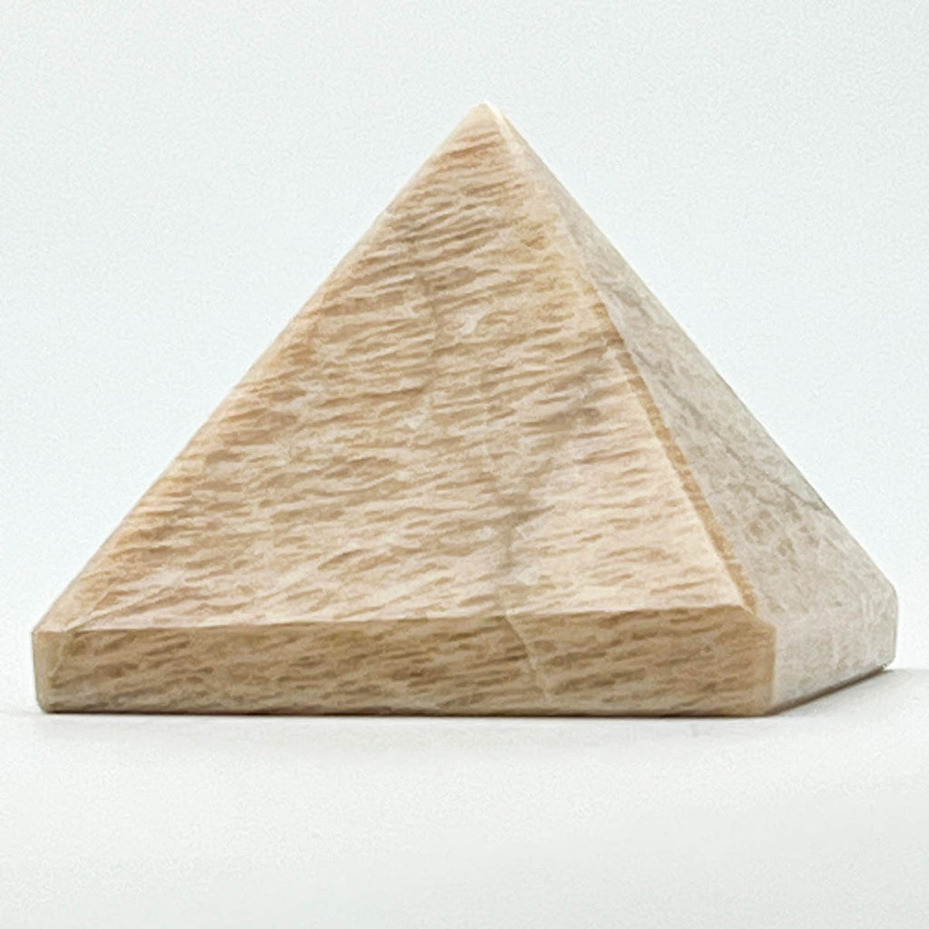 Peach Moonstone Crystal Pyramid – Prana Harmony