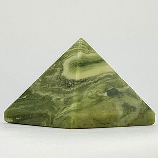Prana Harmony Serpentine Crystal Pyramid