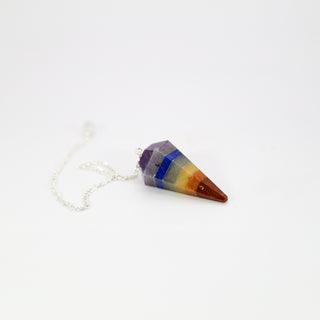 7 Chakra Bonded Cone Pendulum