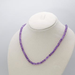 Amethyst [The All Healer] 4mm Stone Necklace