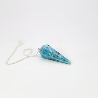 Blue Apatite [The Disciplined & Satisfied] Cone Pendulum