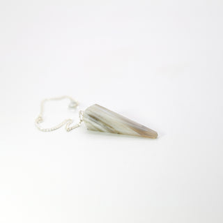 Banded Agate [The Ancient Earth Rainbow] Cone Pendulum