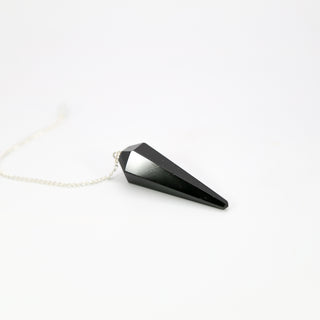 Black Obsidian [The Practicality Talisman] Cone Pendulum