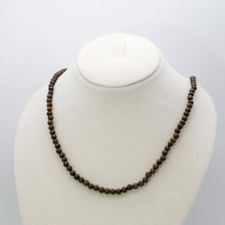 Bronzite [The Self-Assured Presence] 4mm Stone Necklace