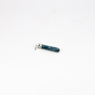 Blue Apatite [The Disciplined & Satisfied] Single Point Pendant