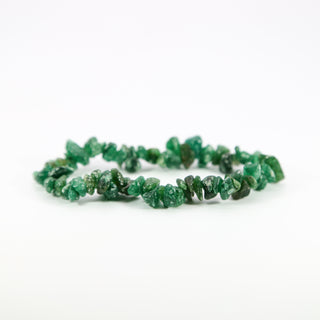 Green Jade [The Intuitively Awoken] Uncut Chip Bracelet