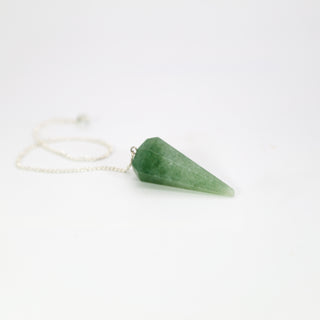 Green Aventurine [The Abundance Magnet] Cone Pendulum