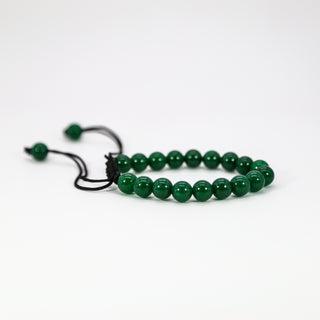 Green Jade [The Intuitively Awoken] String Macrame Bracelet
