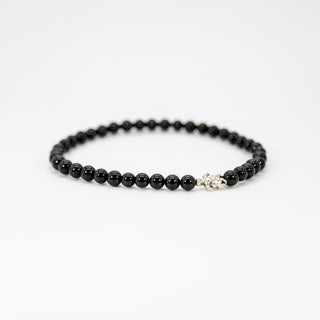Black Tourmaline [The Powerful Transformation] with Tortoise Charm Anklet