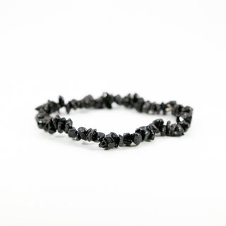 Black Tourmaline [The Powerful Transformation] Uncut Chip Bracelet