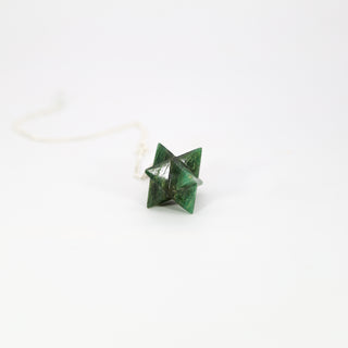 Green Jade [The Intuitively Awoken] Merkaba Star Pendulum