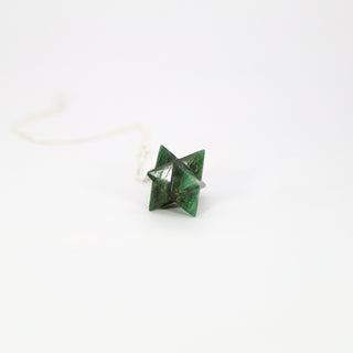 Green Jade [The Intuitively Awoken] Merkaba Star Pendulum