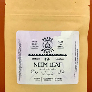 Neem Leaf Capsule Supplement