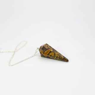 Poppy Jasper Cone Pendulum