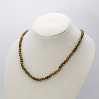 Unakite Stone Necklace