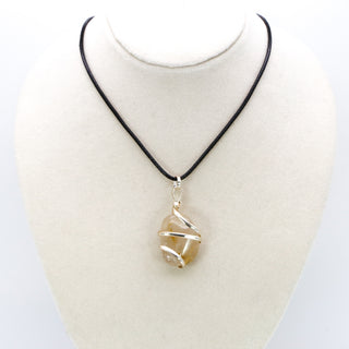 Golden Rutile [The Rejuvenation of Strength] Tumble Stone Pendant