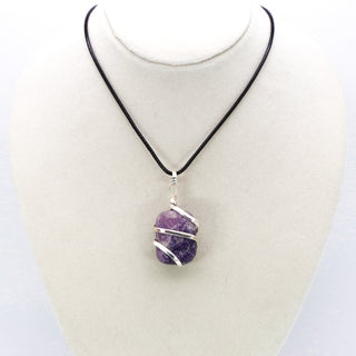 Lepidolite [The Leap of Faith] Tumble Stone Pendant