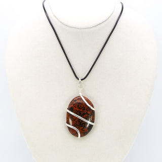 Mahogany Obsidian [The Earth Guardian] Oval Pendant