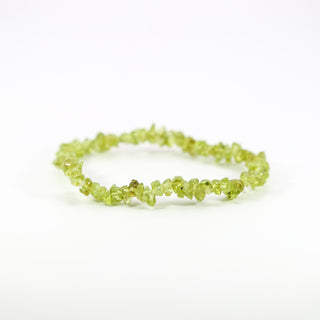 Peridot Uncut Chip Bracelet