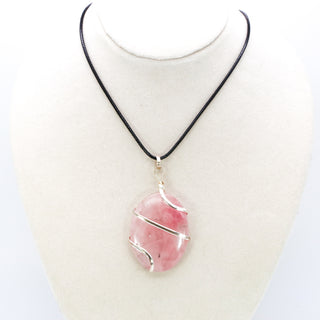 Rose Quartz Oval Pendant