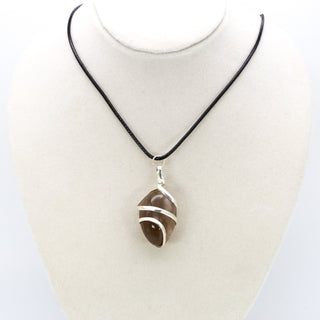 Smoky Quartz Tumble Stone Pendant